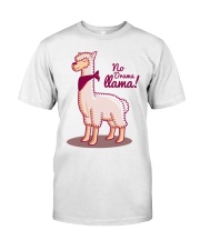 Llama No Drama Llama Classic T-Shirt tile