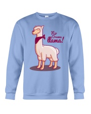 Llama No Drama Llama Crewneck Sweatshirt tile