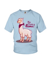 Llama No Drama Llama Youth T-Shirt tile