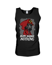 Firefighter Busy Doing Nothing Unisex Tank tile