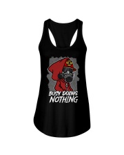 Firefighter Busy Doing Nothing Ladies Flowy Tank tile