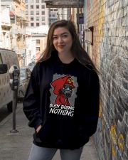 Firefighter Busy Doing Nothing Hooded Sweatshirt lifestyle-unisex-hoodie-front-1