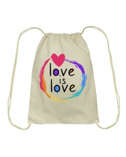LGBT Love Is Love 3 Drawstring Bag tile