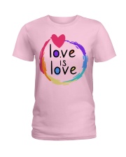 LGBT Love Is Love 3 Ladies T-Shirt tile
