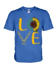 Le ski 29 V-Neck T-Shirt tile
