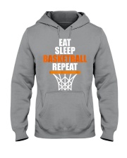 Basketball - Eat sleep basketball repeat Hooded Sweatshirt tile