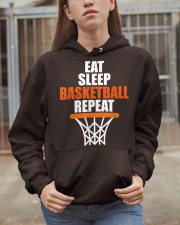 Basketball - Eat sleep basketball repeat Hooded Sweatshirt apparel-hooded-sweatshirt-lifestyle-07