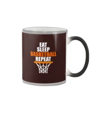 Basketball - Eat sleep basketball repeat Color Changing Mug tile