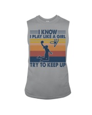Basketball - Play like a girl try to keep up Sleeveless Tee tile