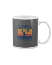 Basketball - Play like a girl try to keep up Mug tile
