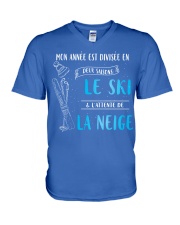 Le ski 2 V-Neck T-Shirt tile