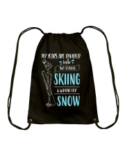 Skiing 1 Drawstring Bag tile