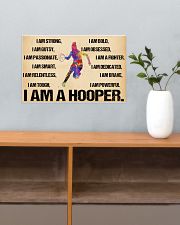 Basketball - i am a hooper poster 17x11 Poster poster-landscape-17x11-lifestyle-24
