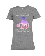 Basketball mom - Girl Premium Fit Ladies Tee tile