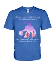Basketball mom - Girl V-Neck T-Shirt tile