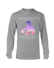 Basketball mom - Girl Long Sleeve Tee tile