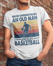 Basketball- Old man play basketball Classic T-Shirt apparel-classic-tshirt-lifestyle-26