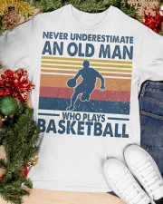 Basketball- Old man play basketball Classic T-Shirt apparel-classic-tshirt-lifestyle-front-82