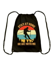 Skiing 3 Drawstring Bag tile