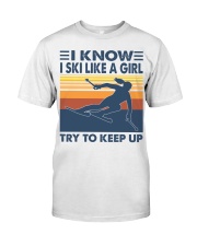 Skiing 37 Classic T-Shirt front