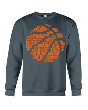 Basketball - Typoraphy Crewneck Sweatshirt tile