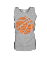 Basketball - Typoraphy Unisex Tank tile