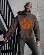 Basketball - Typoraphy Hooded Sweatshirt apparel-hooded-sweatshirt-lifestyle-front-10