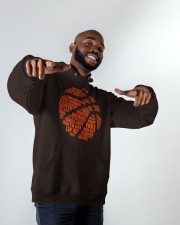 Basketball - Typoraphy Hooded Sweatshirt apparel-hooded-sweatshirt-lifestyle-front-12