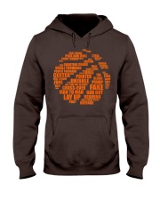 Basketball - Typoraphy Hooded Sweatshirt front