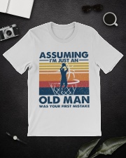 Basketball- Assuming an old man was your mistake Classic T-Shirt lifestyle-mens-crewneck-front-16