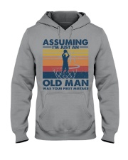 Basketball- Assuming an old man was your mistake Hooded Sweatshirt tile