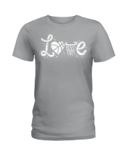 Basketball - love Ladies T-Shirt tile