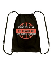 Basketball - You have to guard me Drawstring Bag tile