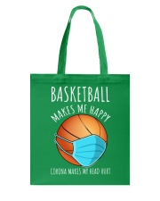 Basketball make me happy Tote Bag tile