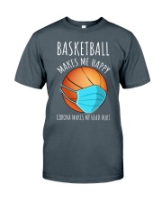 Basketball make me happy Classic T-Shirt tile