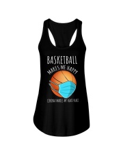 Basketball make me happy Ladies Flowy Tank tile
