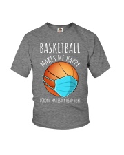 Basketball make me happy Youth T-Shirt tile