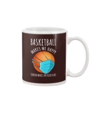 Basketball make me happy Mug tile