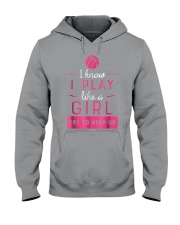 Basketball - I play like a girl Hooded Sweatshirt tile