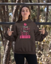 Basketball - I play like a girl Hooded Sweatshirt apparel-hooded-sweatshirt-lifestyle-05