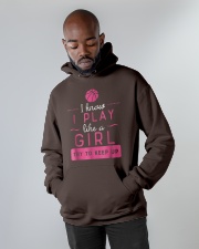 Basketball - I play like a girl Hooded Sweatshirt apparel-hooded-sweatshirt-lifestyle-front-09