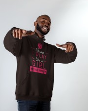 Basketball - I play like a girl Hooded Sweatshirt apparel-hooded-sweatshirt-lifestyle-front-12