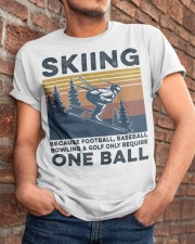 Skiing - Man one ball Classic T-Shirt apparel-classic-tshirt-lifestyle-26
