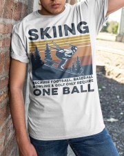 Skiing - Man one ball Classic T-Shirt apparel-classic-tshirt-lifestyle-27