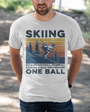 Skiing - Man one ball Classic T-Shirt apparel-classic-tshirt-lifestyle-front-50
