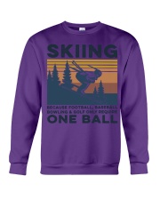 Skiing - Man one ball Crewneck Sweatshirt tile