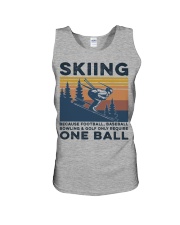 Skiing - Man one ball Unisex Tank tile