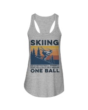 Skiing - Man one ball Ladies Flowy Tank tile