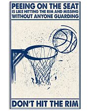 Basketball poster - Don't hit the rim 11x17 Poster front