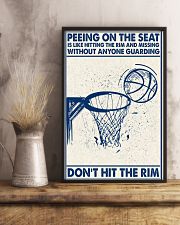 Basketball poster - Don't hit the rim 11x17 Poster lifestyle-poster-3